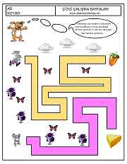 okul öncesi iki doğru arasından çizgi çizme çalışma sayfaları